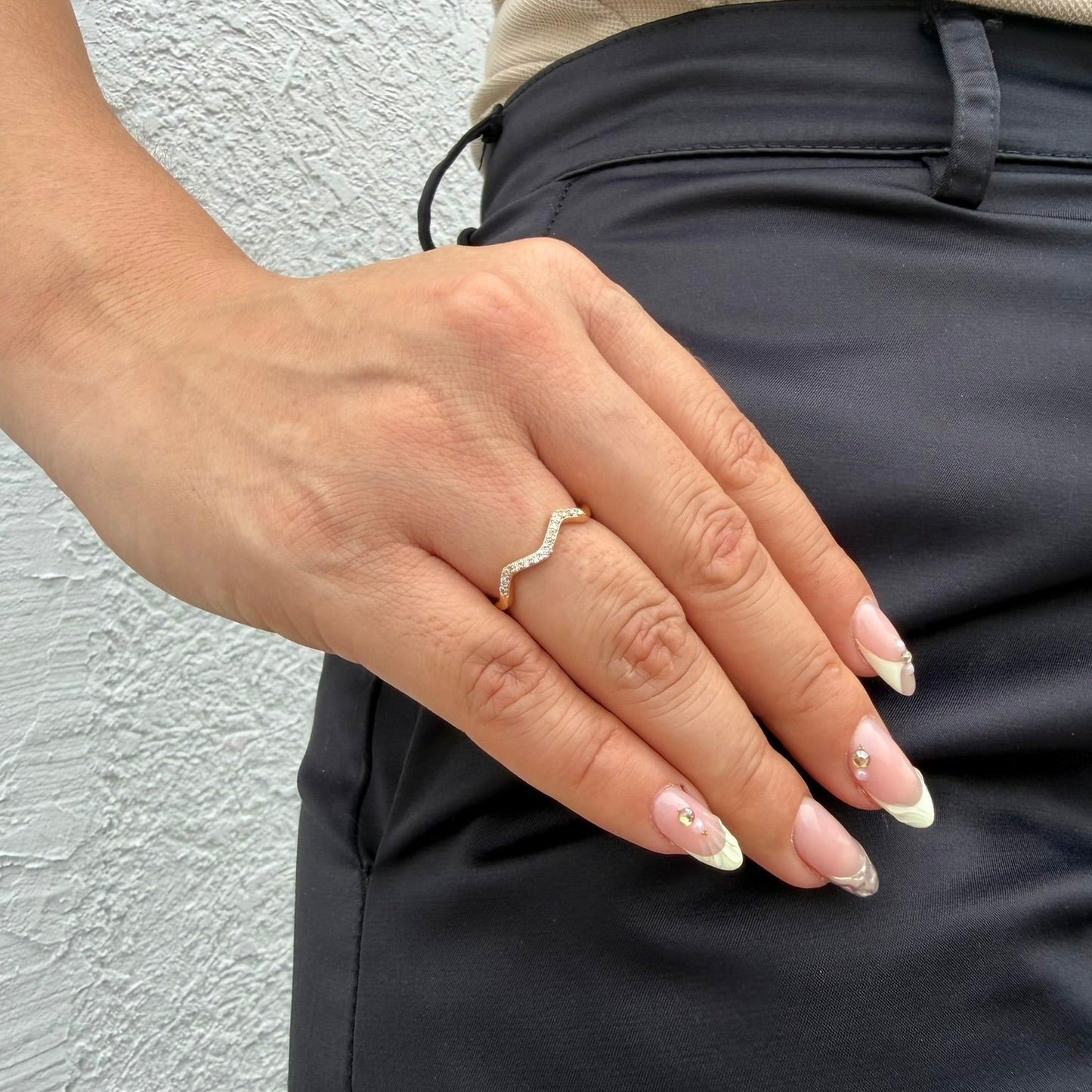 ANILLO ZIG-ZAG MICROCIRCONES