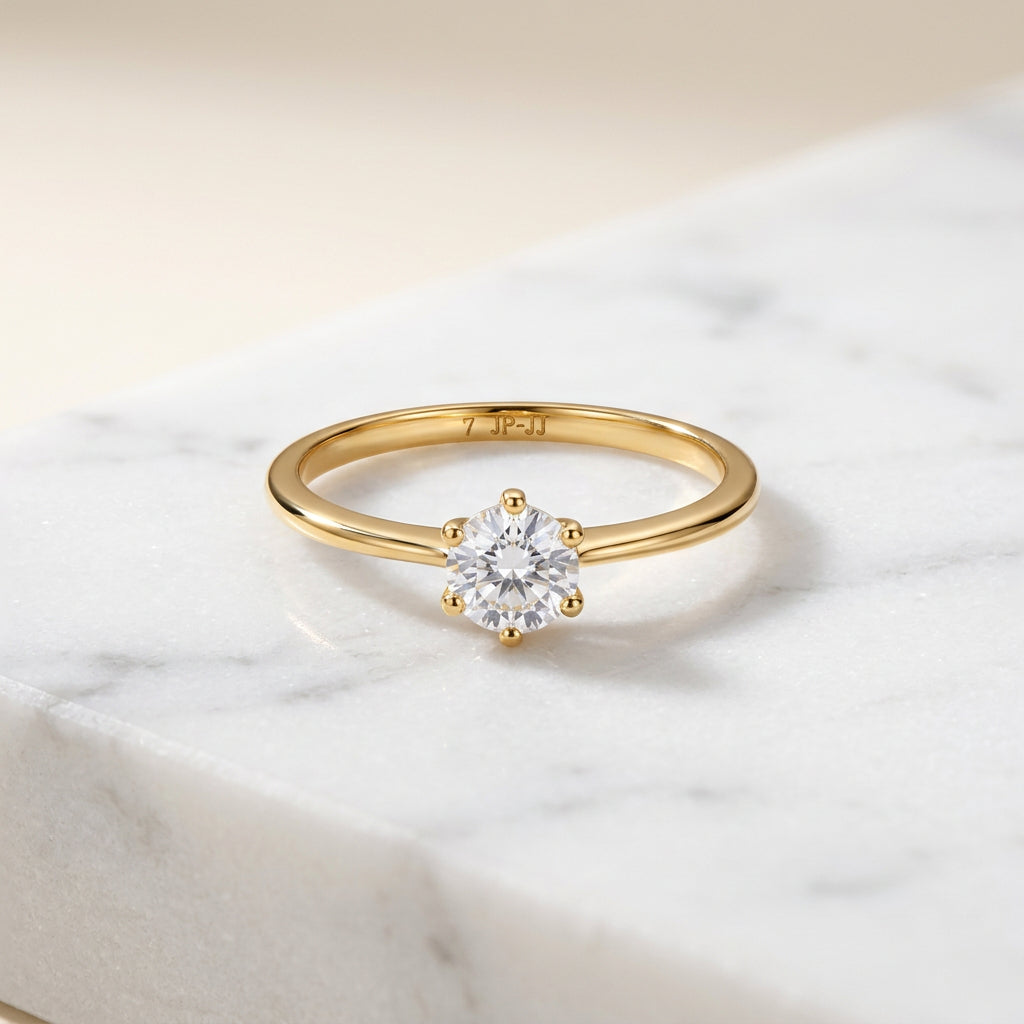 ANILLO SOLITARIO 5MM