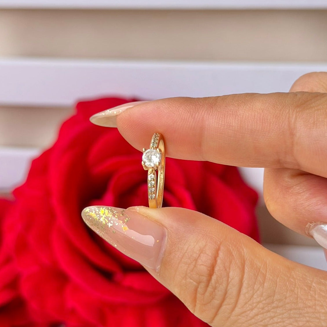 ANILLO PIEDRA CRISTAL 4MM