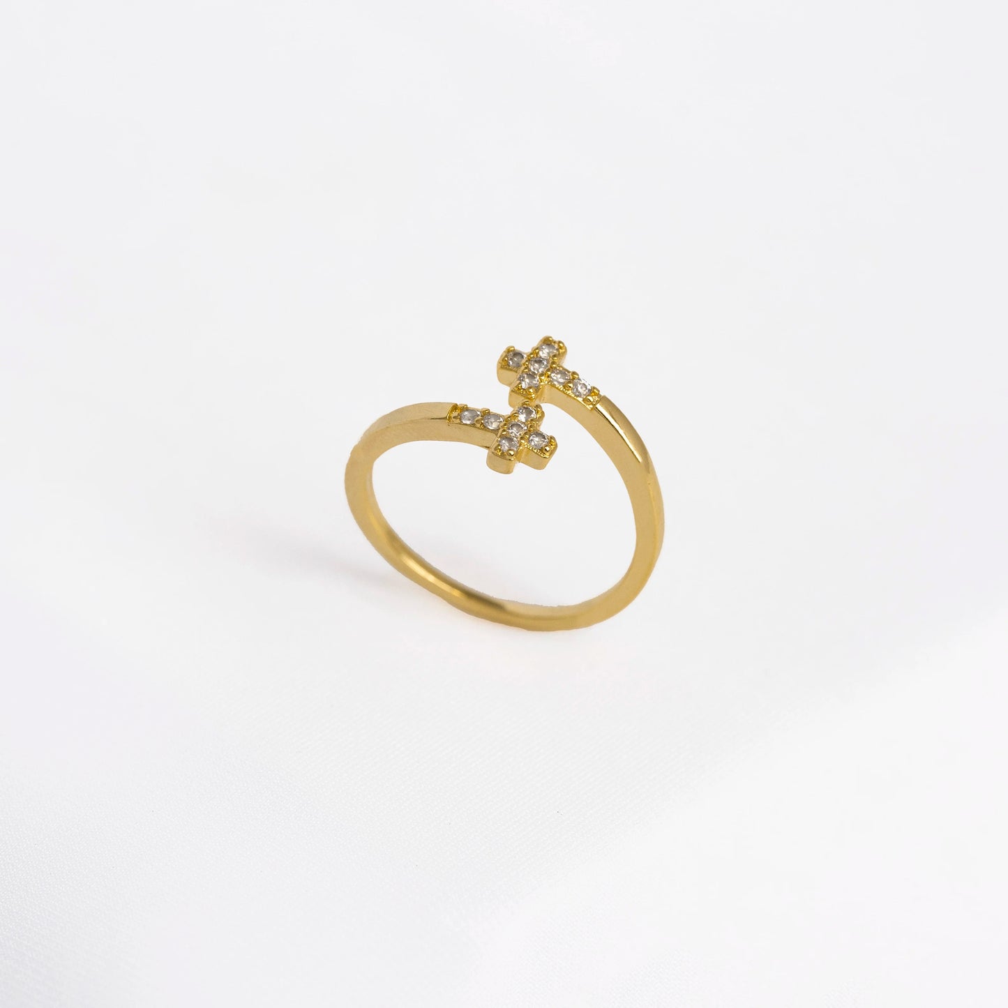 Anillo Crosses Ajustable