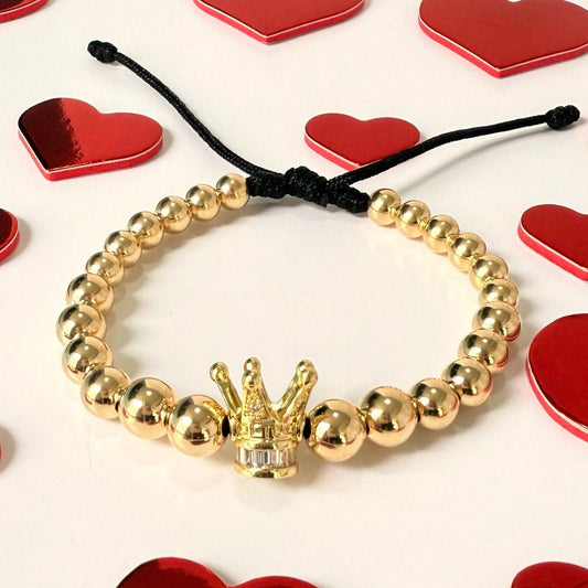 Pulsera de hombre full balin corona