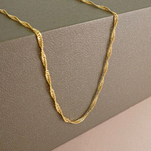 Cadena Tejido Singapur 2mm 45cm