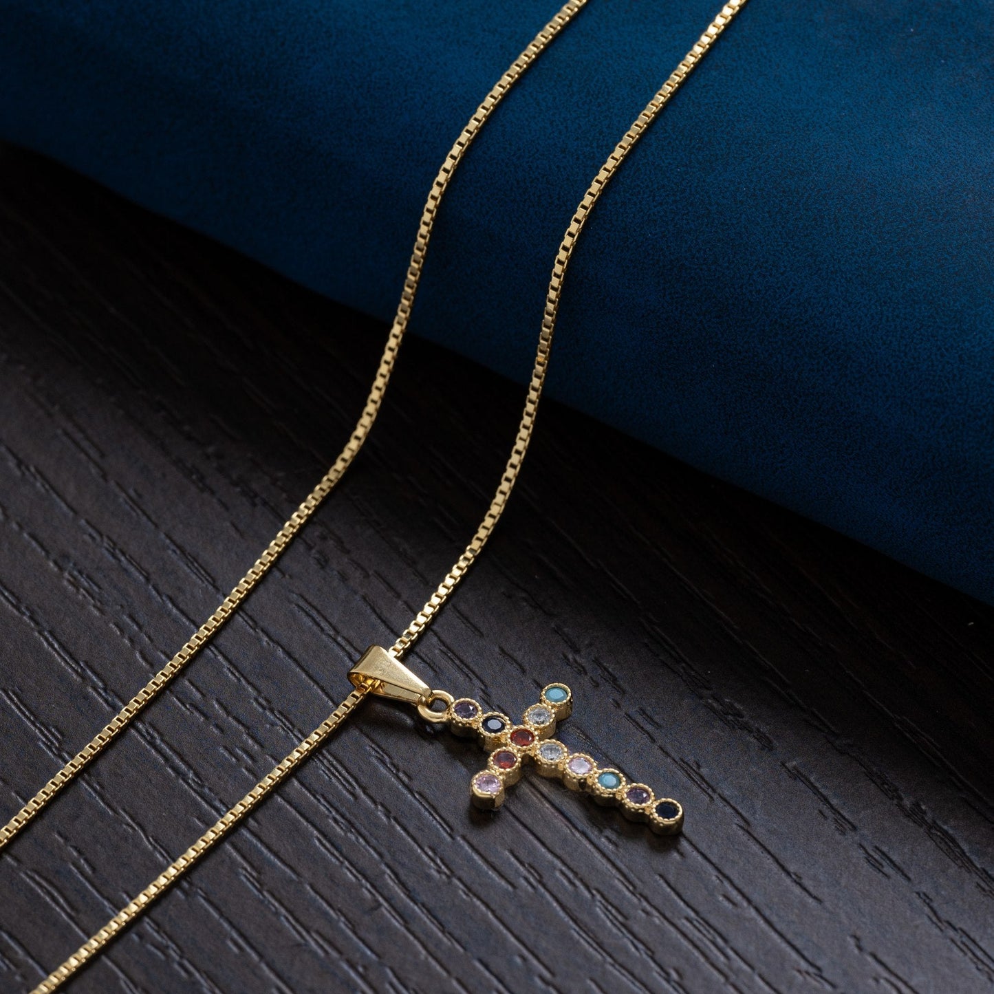 Cadena tejido Veneciana 0.7 mm 45 Cms