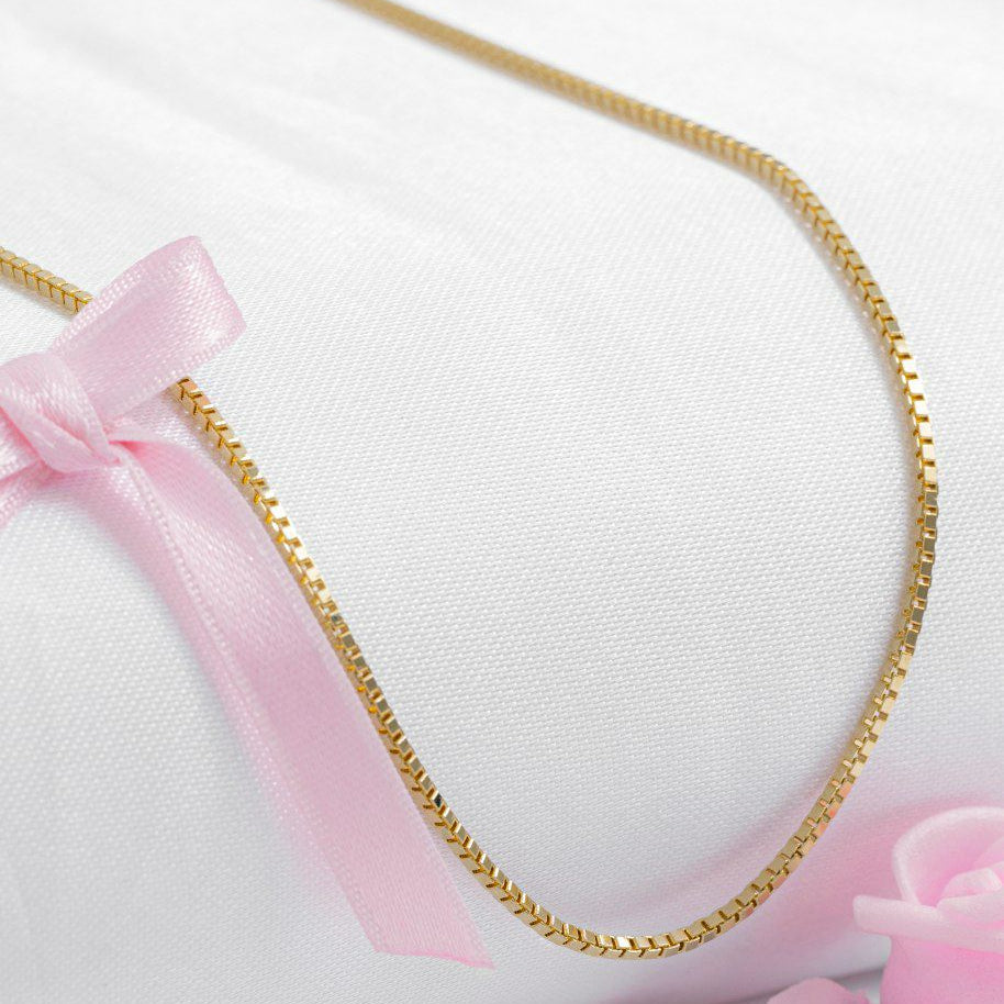Cadena Tejido Veneciana 1.5 Mm 65 Cms